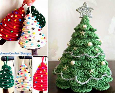 Christmas Crochet Tree Pattern Ideas The Whoot Christmas Crochet