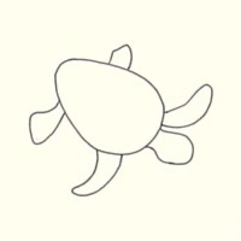 Sketching the turtle cartoon drawing. Draw a Sea Turtle in 3 Easy Steps | Turtle drawing, Turtle ...