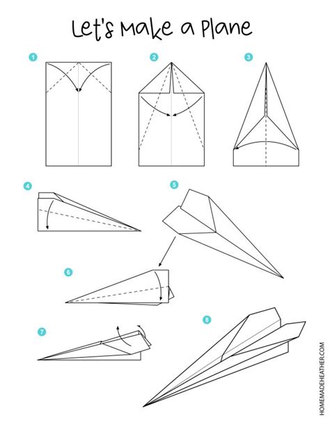 Free Paper Airplane Printables Homemade Heather
