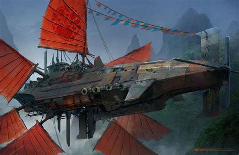 Concept Ships By Muyoung Kim Concept Ships Airship Art Steampunk