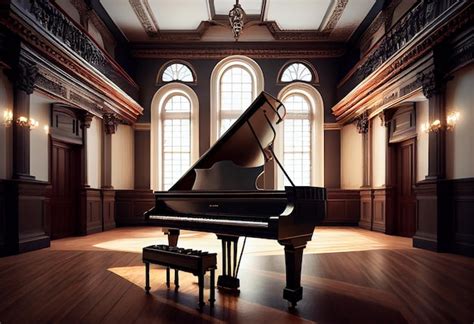 Premium Photo | Beautiful piano in concert hall