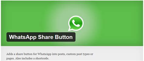 Free Wordpress Plugin Whatsapp Share Button Doteasy Wordpress
