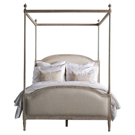 It's wonderful to have a beautiful bedroom. French Dauphine Canopy Bed | Queen canopy bed frame, Queen ...