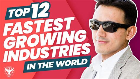 Top 12 Fastest Growing Industries In The World Youtube
