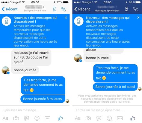 En France Uniquement Facebook Teste Des Messages Evanescents Sur Son