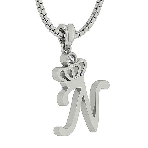 Milamore initial diamond puzzle piece charm. 0.03 Ct Round Cut Alphabet Pendant Necklace Diamond Women Jewelry With ...