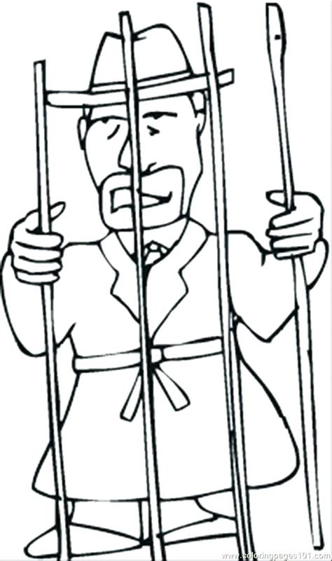 Joseph In Prison Coloring Page Sketch Coloring Page