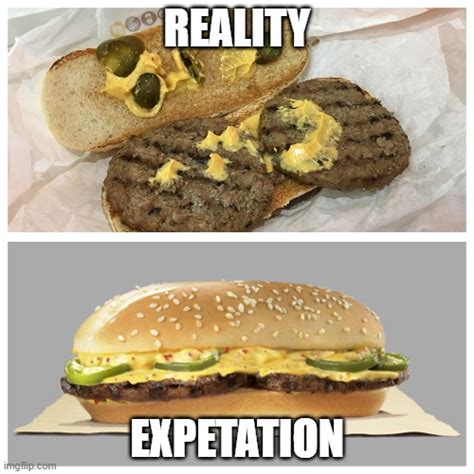 expectation reality meme template
