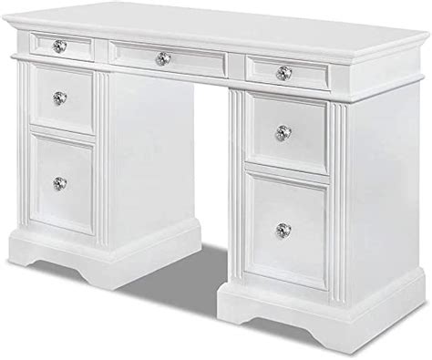 Gainsborough White Dressing Table With 7 Drawers In Different Sizes