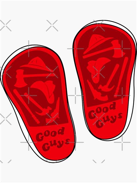 Childs Play Good Guy Doll Shoes Sticker For Sale By Jakmalone