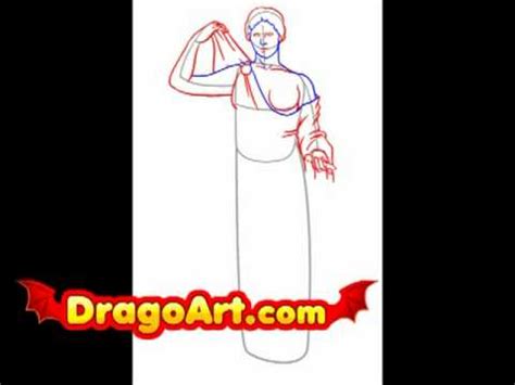 How to draw Greek Gods, step by step - YouTube