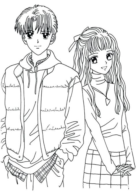 Anime Guy Coloring Pages at GetColorings.com | Free printable colorings