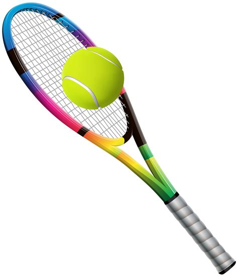 How big is an image of a badminton racket? Tennis Racket and Ball Transparent PNG Clip Art Image ...