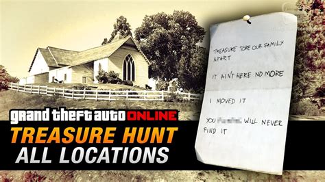 Following gta online's treasure hunt where you could unlock a red dead redemption 2 revolver, you can now unlock a stone hatchet from rockstar's upcoming western. GTA Online Treasure Hunt - All 20 Locations [Double-Action ...