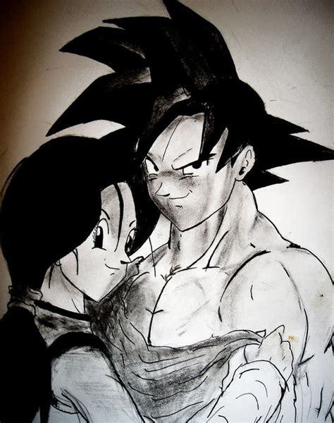 Goku And Chichi By Nathalia1 On Deviantart