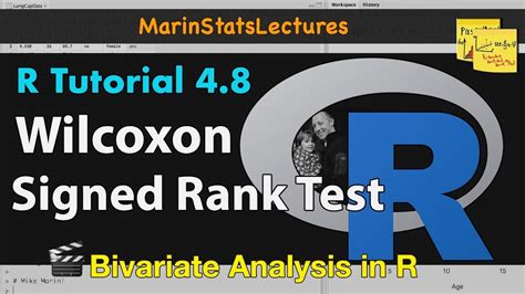 Independent samples t tests with r. Wilcoxon Signed Rank Test in R with Example | R Tutorial 4 ...