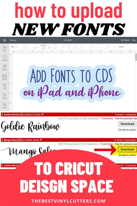 Free Fonts For Cricut Cricut Fonts Space Font Block Fonts Cricut