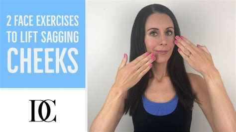 2 Face Exercises To Lift Sagging Cheeks Face Yoga Face Exercises