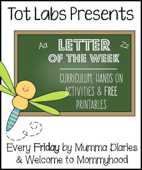 Welcome to Mommyhood: Letter of the Week Announcement | Letter of the