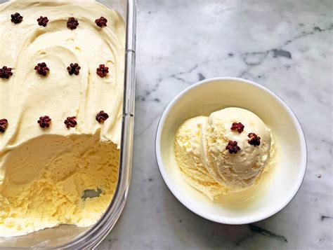 Sichuan Pepper Ice Cream With Brown Sugar Sesame Swirl Optional The