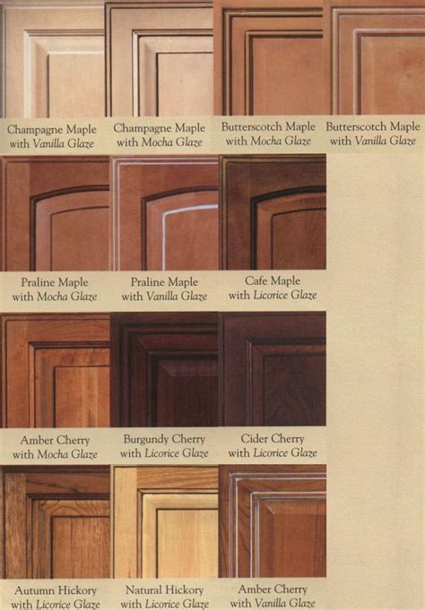 The Different Types Of Kitchen Cabinets And Doors Are Shown In This
