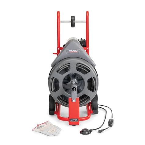 Ridgid K R Drain Cleaning Snake Auger Drum Machine With C In
