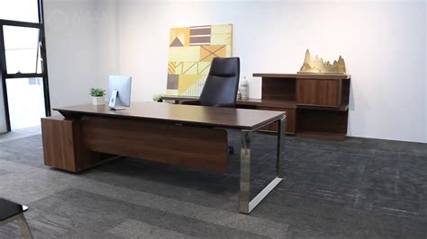 Modern Executive Desk Modular Office Furniture Hidden Furniture L Shape