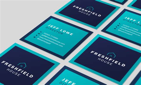 Make an impression with a unique shape and style. Square Business Cards | Face Media Group
