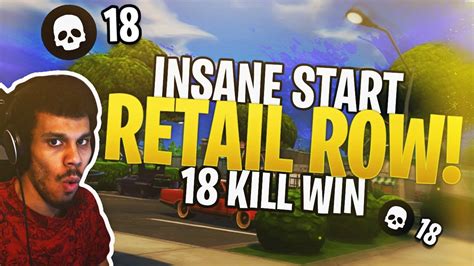Bizarretv Insane Start At Retail Row Solo Win 18 Kills Fortnite Battle Royale Pc