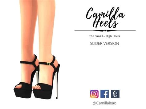 Camilla High Heels Sims Sims Sims Cc Shoes