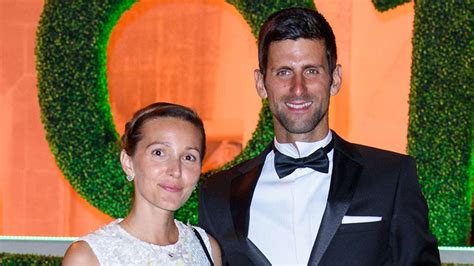 Novak Djokovics Pregnant Bride Jelena Looked Glowing For Islet Wedding