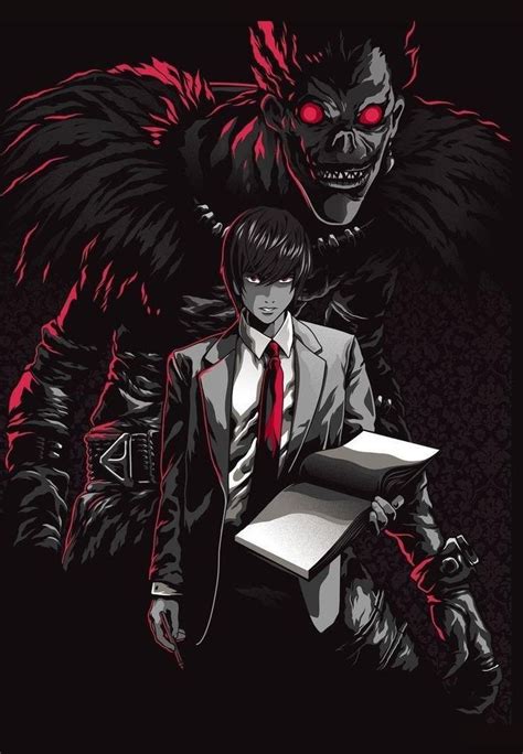 Yagami Light And Ryuk Com Imagens Personagens De Anime Anime Death Note