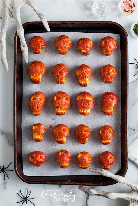 Halloween Skull Roasted Red Potatoes My Heavenly Recipes