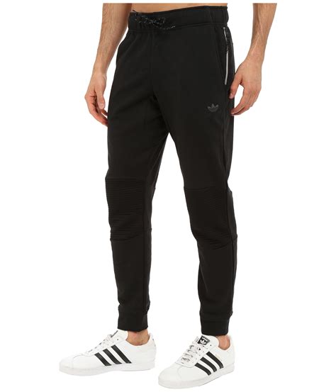 Adidas Originals Sport Luxe Moto Jogger Pants In Black For Men Lyst