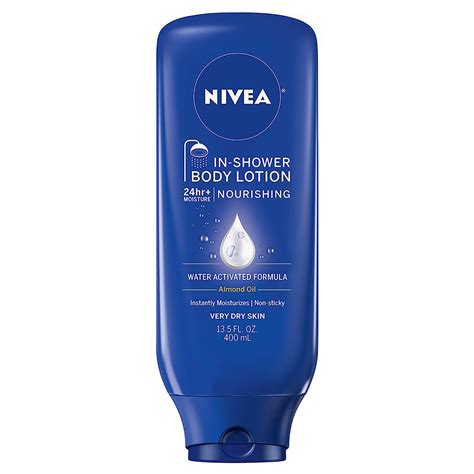 Buy Beiersdorf Inc Nivea Body In Shower Nourishing Body Lotion For Dry Skin 135 Fluid Ounce