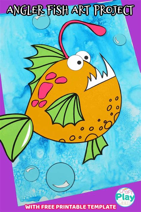Angler Fish Craft Project For Kids Craft Play Learn
