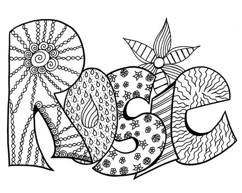 Custom Coloring Pages Any Name 5 Name Coloring Pages Wedding