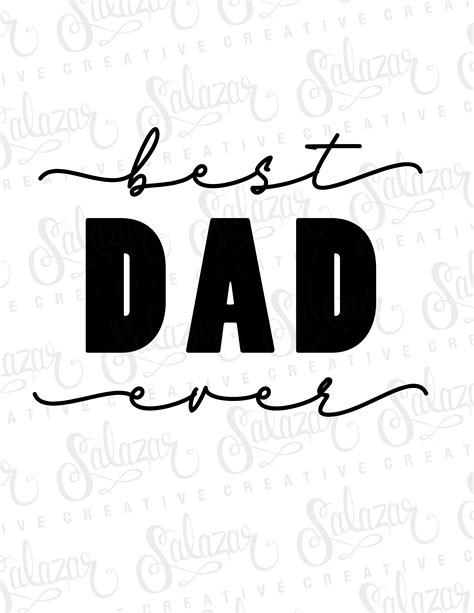 Number 1 Dad Svg Png Dxf Eps Pdf Clipart For Cricut Fathers Day Svg