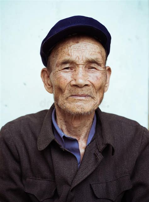 Chinese Old Man The Portrait Of Chinese Old Man Stock Images Old Man
