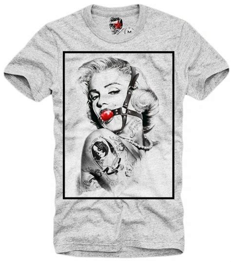 E1syndicate T Shirt Ball Gag Marilyn Monroe 4617 E1syndicate Japan