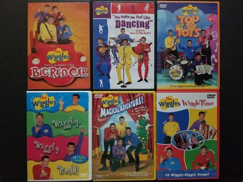 The Wiggles Dvd Lot Big Red Car Dancing Tots Wiggly World Magical