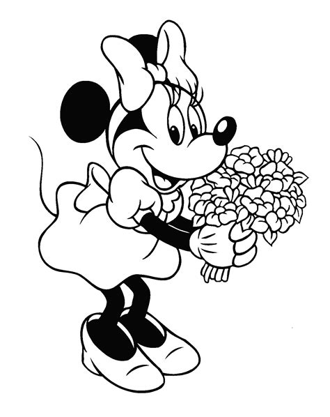 Coloriage Mickey Et Minnie Amoureux Dessins De Coeur Colorier Avec