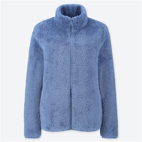 Uniqlo Women Fluffy Yarn Fleece Full Zip Jacket Stylehint
