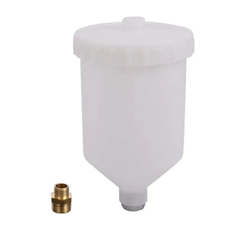 600ML Gravity Paint Spray Gun Cup Pot Replacement For Devilbiss GTI Pro