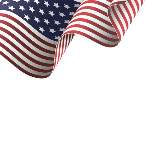 American Flag Clipart Transparent Background Transparent American