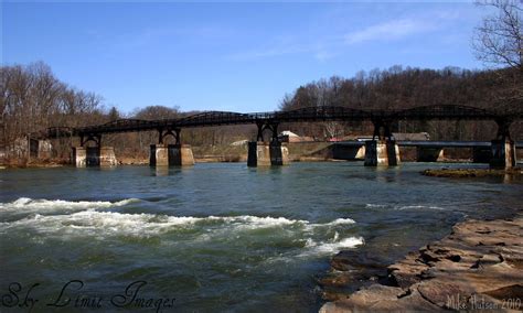 Old Bridge In Ohiopyle Ohiopyle River In Pennsylvania A Gr Flickr