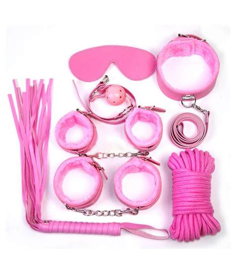 Kamuk Life Pink Leather Bdsm Bondage Kit 8 Pcs Buy Kamuk Life Pink Leather Bdsm Bondage Kit 8