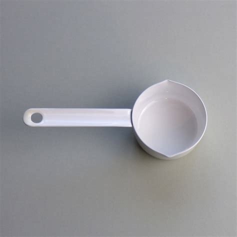 Handmade White Enamel Measuring Cup 50ml