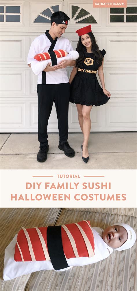 It was also where we debuted our holiday campaign to the whole company. DIY Tutorial: Sushi Family Halloween Costume - Extra Petite