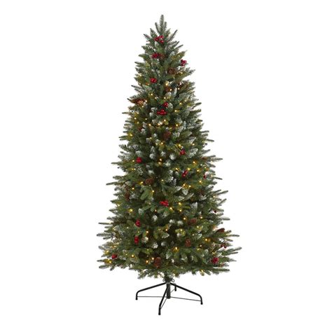 6 Snow Tipped Portland Spruce Artificial Christmas Tree With Frosted